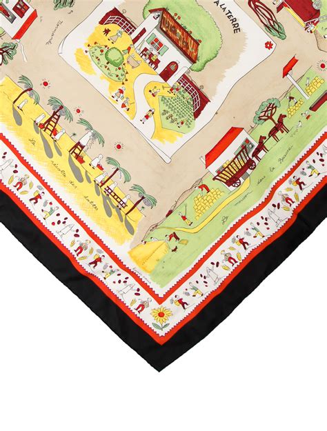 Hermès Retour À La Terre Silk Scarf 